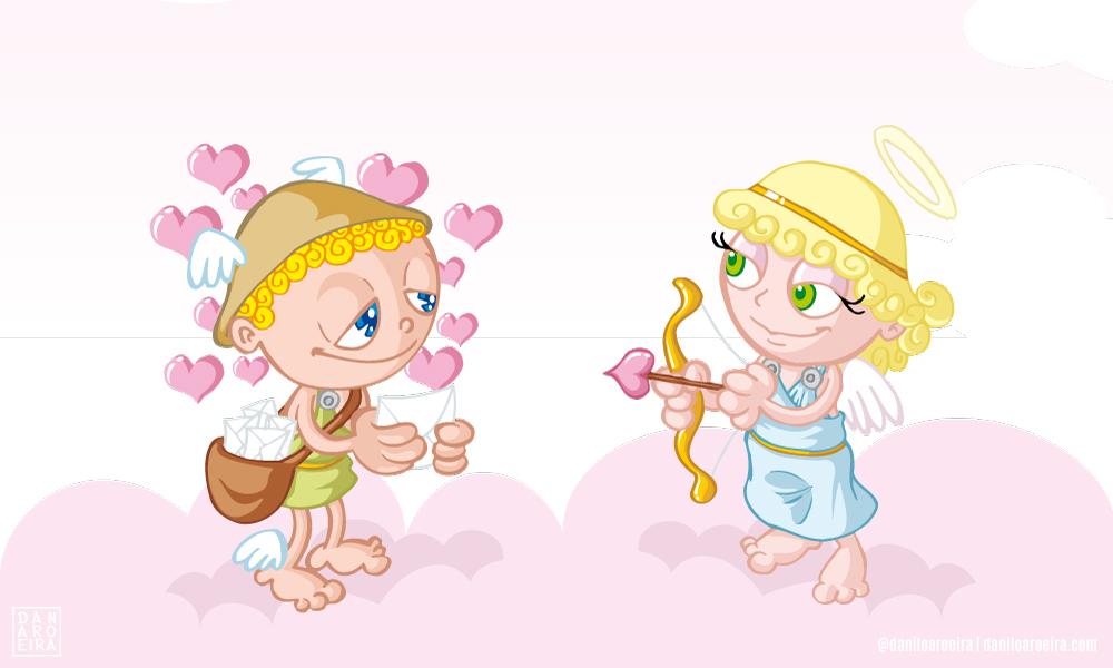 Hermes e Cupido, by Dan Aroeira