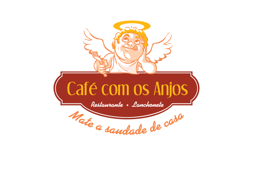 Logo Café com os Anjos