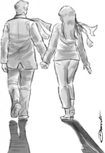 Casal de mãos dadas - by Danilo Aroeira