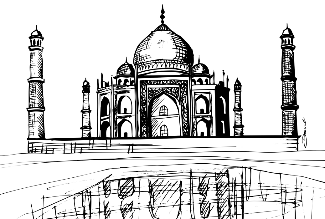 Taj Mahal, by Danilo Aroeira