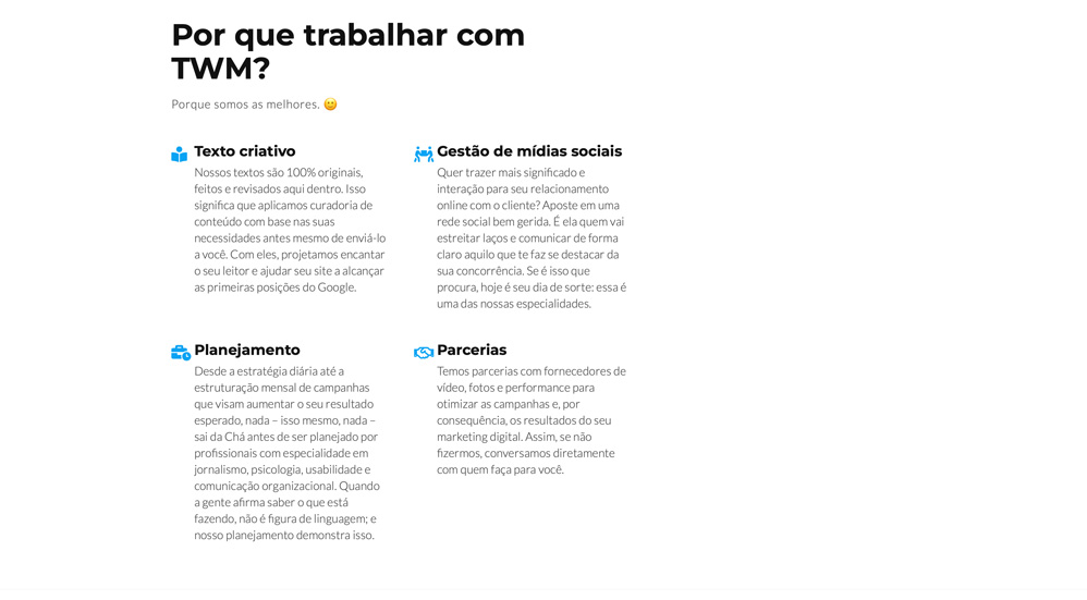 Website TWM by Danilo Aroeira