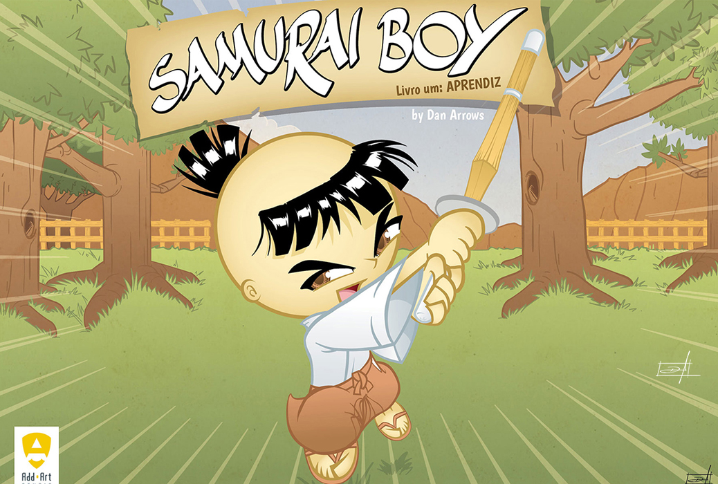 Capa Samurai Boy: Aprendiz