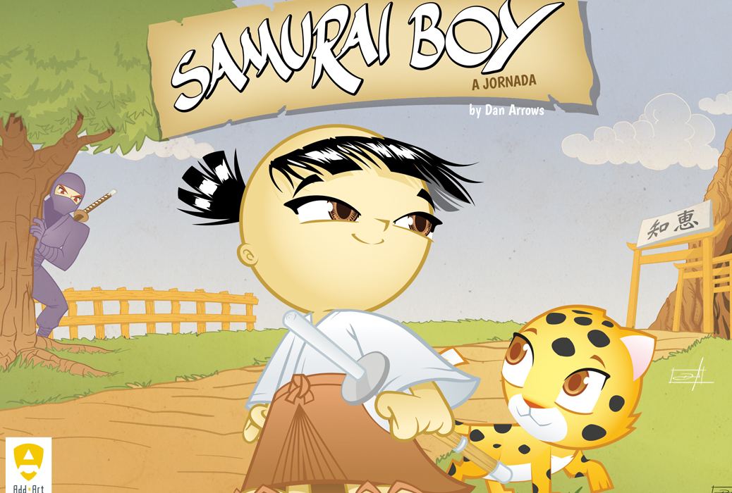 Capa Samurai Boy: A Jornada