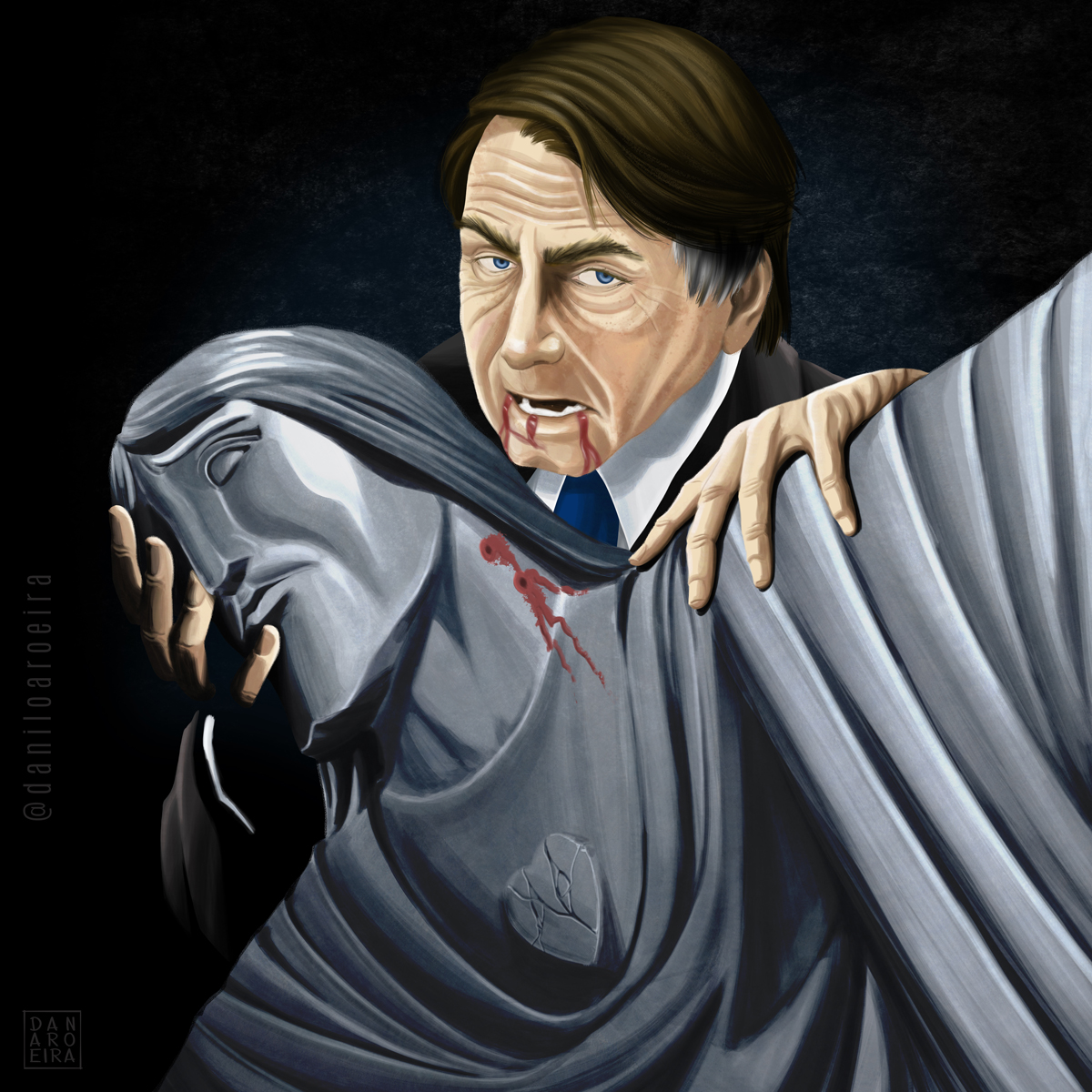 Bolsonaro vampiro suga o Brasil