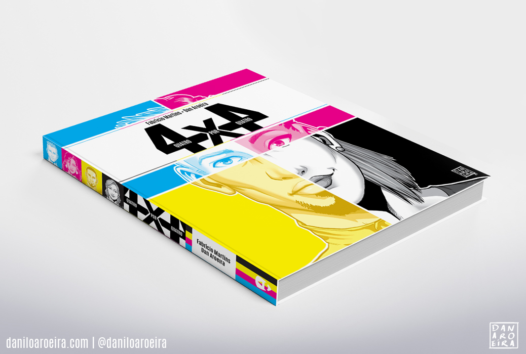 4x4 - Capa. Arte por Dan Aroeira
